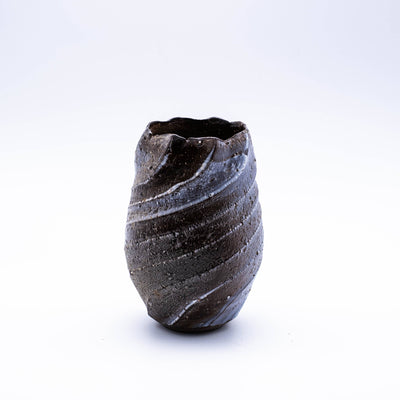 Kazuya Ishida - Brown Spiral Tulip Vase - imprintspace.com