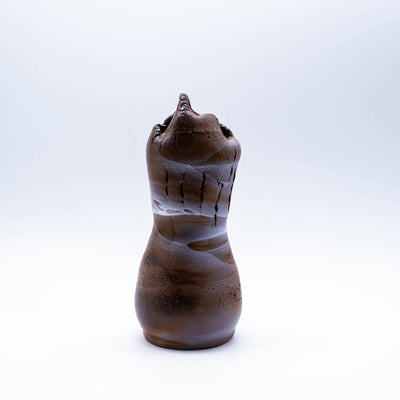 Kazuya Ishida - Pinched Waist Ripped-Top Vase - imprintspace.com